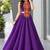 purple silk blend plain traditional lehenga choli upto 42