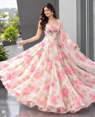 pink silk blend printed traditional lehenga choli upto 42 4