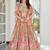 beige silk blend embroidered traditional lehenga choli upto 43