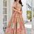 beige silk blend embroidered traditional lehenga choli upto 43