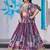 purple silk blend embroidered traditional lehenga choli upto 43