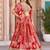 red silk blend embroidered traditional lehenga choli upto 43
