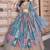 sky blue silk blend embroidered traditional lehenga choli upto 43