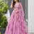 pink silk blend printed traditional lehenga choli upto 38