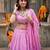 pink cotton poly printed traditional lehenga choli upto 42