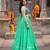 green cotton poly printed traditional lehenga choli upto 42