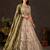 champagne silk blend embroidered traditional lehenga choli upto 43