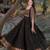 black silk blend embroidered traditional lehenga choli upto 42