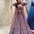 lavender net embroidered traditional lehenga choli upto 42
