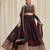 black organza embroidered traditional lehenga choli