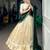 off white jacquard woven traditional lehenga choli