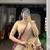 gold organza woven traditional lehenga choli