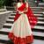 cream cotton poly woven traditional lehenga choli