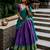 purple cotton poly woven traditional lehenga choli