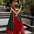 dark green cotton poly woven traditional lehenga choli