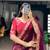 wine silk blend hand woven traditional lehenga choli