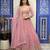 baby pink faux georgette embroidered traditional lehenga choli