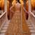 mustard net embroidered traditional lehenga choli