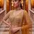 mustard net embroidered traditional lehenga choli