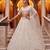 off white net embroidered traditional lehenga choli
