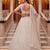 off white net embroidered traditional lehenga choli