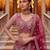 crimson net embroidered traditional lehenga choli