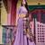 lavender silk blend embroidered traditional lehenga choli