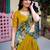 mustard silk blend embroidered traditional lehenga choli