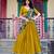 mustard silk blend embroidered traditional lehenga choli