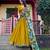 mustard silk blend embroidered traditional lehenga choli