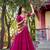 rani pink silk blend embroidered traditional lehenga choli