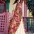 cream silk blend embroidered traditional lehenga choli