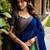 sea green silk blend woven traditional lehenga choli