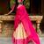 beige silk blend woven traditional lehenga choli