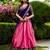 pink silk blend woven traditional lehenga choli