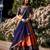 orange silk blend woven traditional lehenga choli