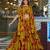 mustard crepe printed traditional lehenga choli