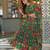 green crepe printed traditional lehenga choli