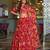 pink crepe printed traditional lehenga choli