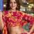 pink crepe printed traditional lehenga choli