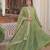 Pista georgette readymade anarkali suit with embroidery work
