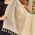 Beige chanderi silk women duppta