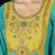 Embroidered chanderi anarkali kurta with pant & dupatta set for women