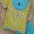 Embroidered chanderi anarkali kurta with pant & dupatta set for women