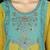 Embroidered chanderi anarkali kurta with pant & dupatta set for women