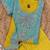 Embroidered chanderi anarkali kurta with pant & dupatta set for women