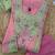Embroidered chanderi anarkali kurta with pant & dupatta set for women