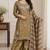 Embroidered silk kurta with pant & dupatta set for women