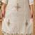 Embroidered silk kurta with pant & dupatta set for women