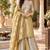 Embroidered viscose anarkali kurta with pant & dupatta set for women